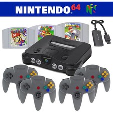 Nintendo 64 N64 Konsole + 1 2 3 4 Controller ?✅ Mario-Klassiker & HDMI Auswahl