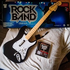 Rock Band Wireless gitarre ps3 Fender Stratocaster + Guitar Hero 5 + Dongle 