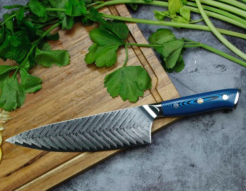 Damastmesser chefmesser - damastmesser,,