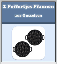Poffertjespfanne - 2x,