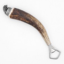 Flaschenöffner Hirsch Geweih Hirschhorn Wildschwein sitzend GL 22cm 27.19.3.27