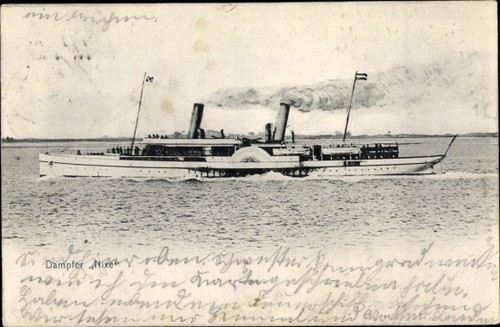 Dampfer nixe - ak,
