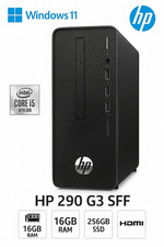 HP 290 G3 SFF Small Form Factor Desktop PC i5 10. Gen 16GB RAM 256GB NVMe SSD