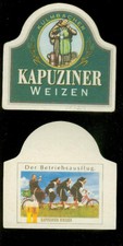 Bierdeckel kapuziner weizen - bierdeckel,