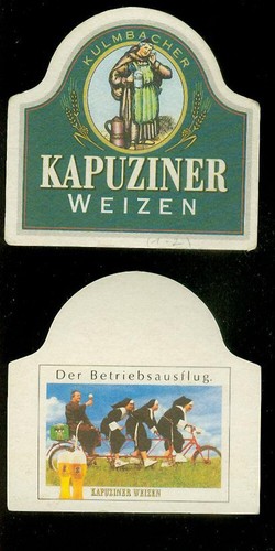 Bierdeckel kapuziner weizen - bierdeckel,