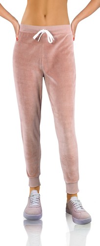 Damen samt velours - samt, jogginghose