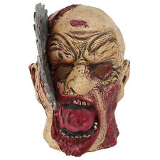 Zombie Maske mit Sägeblatt im