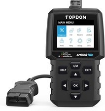 TOPDON AL500 OBD2 Kfz-Diagnose-Tools Motorsystem 10 OBDII-Funktionen