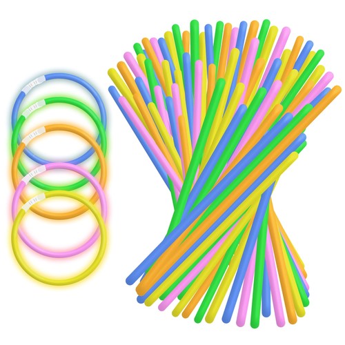 Knicklichter 100 stück - knicklichter, bunt