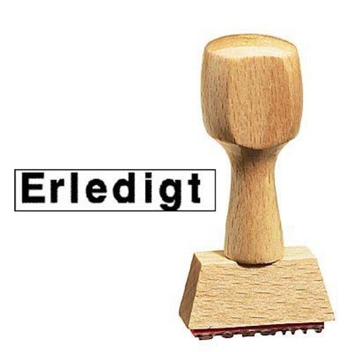 Stempel textstempel holz - stempel,