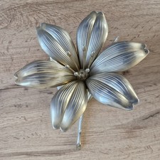 Aschenbecher Blume Metall S