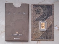 1g Perth Mint Goldbarren mit