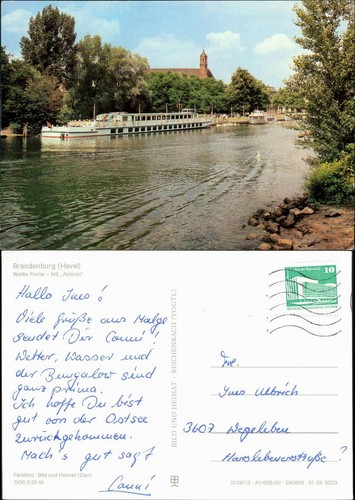 Ansichtskarte brandenburg - brandenburg, an