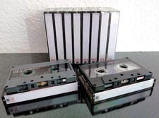 SONY UX-S 60, 60 Min., 10 Stück AudioCassetten, gelöscht und gereinigt