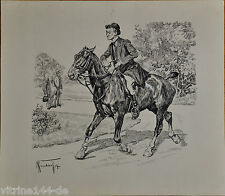 TUSCHFEDERZEICHNUNG 1914