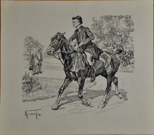 Tuschfederzeichnung 1914 - tuschfederzeichnung,