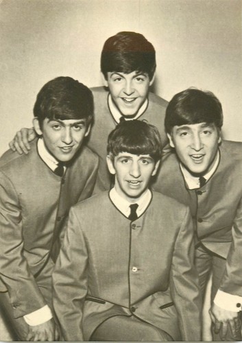 Vintage beatles postkarte 1963 - beatles,