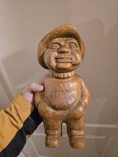 Heising alte holzfigur - heising,