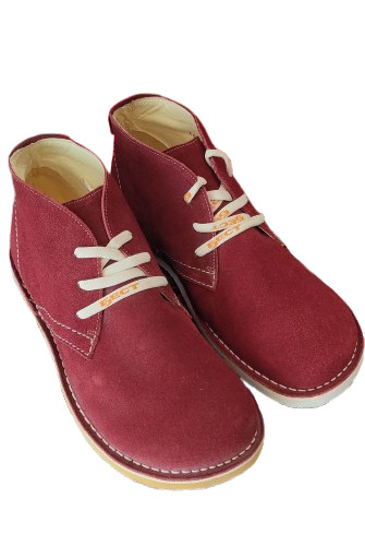 Eject burgundy red suede - red,