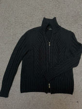 Campagnolo Strick Jacke Gr . M 38/40 50 % Merino Wolle