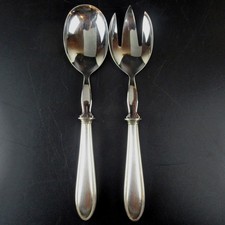 WMF Salatbesteck Serie 500 Perlrand Versilbert 90er Silber-Auflage 22,8cm