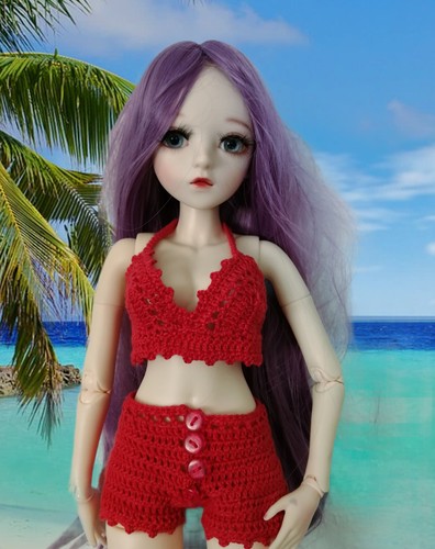 Hippie vintage häkel bikini - vintage,