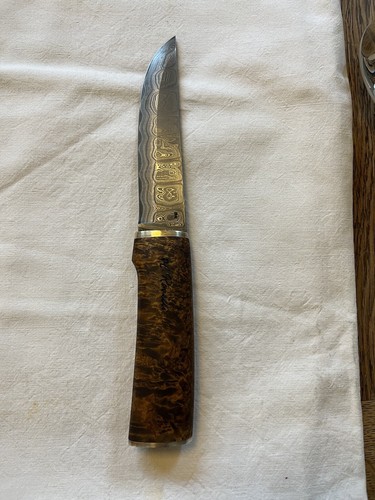 Jagdmesser aus damaszenerstahl - jagdmesser,