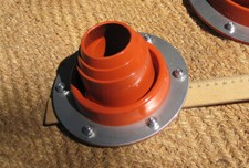 Kleines Glockenzelt Blinkset | Öfen | Rauchrohrverschraubung | Vulkanisierter Gummi