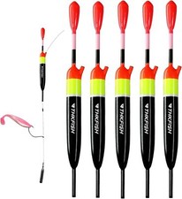 THKFISH Eva Angelposen Set, 5PCS Leuchtposen, Schwimmer Angeln, Slip Posen für S