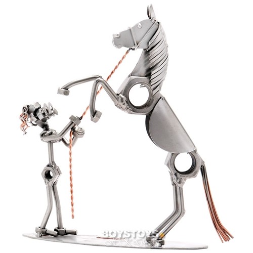 Reiterin mit pferd - mit,