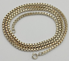 Venezianer Kette 0,925 Stetrlingsilber Glieder gehämmert