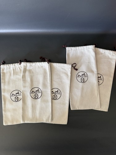 Hermès staubbeutel dust - 5x,