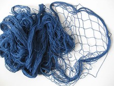 Deko Fischernetz BLAU ca