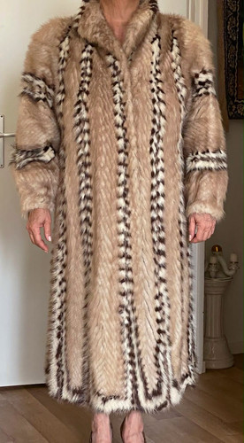 Damen pelzmantel lang xl - damen, l/xl