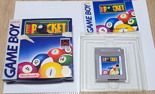 Side pocket nintendo game boy - game,