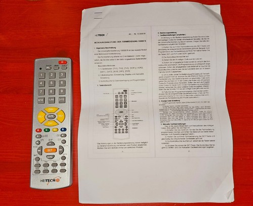 Heitech universalfernbedienung - heitech,