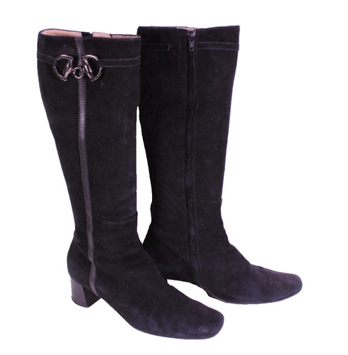 John grey stiefel - leder, suede