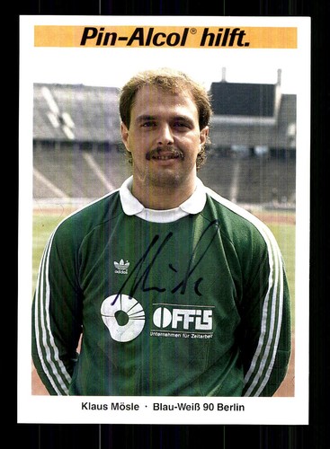 Klaus mösle autogrammkarte - klaus,