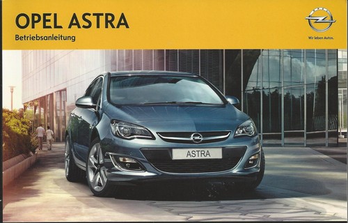 Opel astra betriebsanleitung - j,