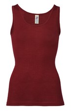 Engel-Natur Damen Achselshirt Unterhemd 70% Schurwolle 30% Seide gots zertifiz.
