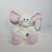 Tiny The Mouse My Blue Nose Friends Nr. 35 Plüsch 11 cm groß weiß
