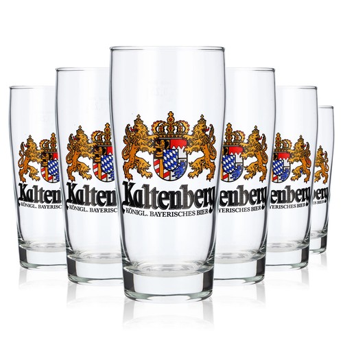 Kaltenberg bier glas - 6x, 0,25l