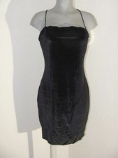 Sexy Mini Kleid Samt Look