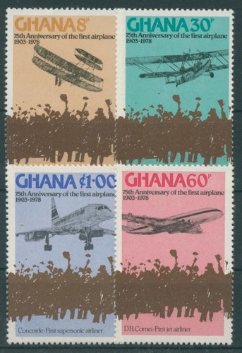 Ghana 1978 erster motorflug - ghana,