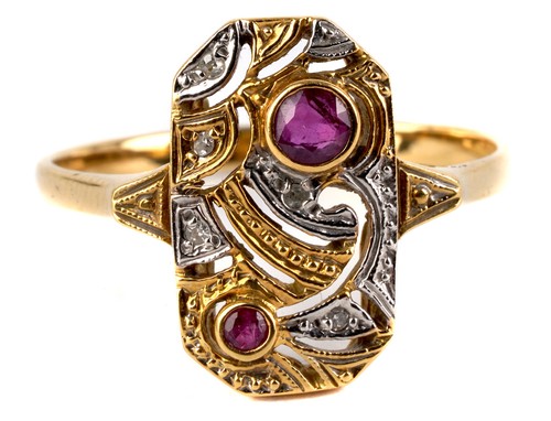 Jugendstil feiner rubin und - feiner,