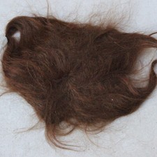 Antike Puppenperücke Mohair