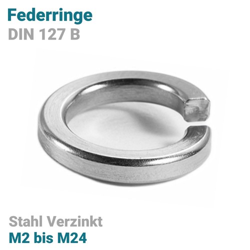 Federringe bis m24 - federringe,