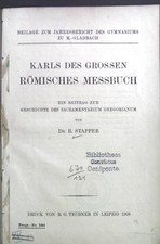 Karls des Grossen Römisches