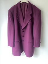 Vintage Wool Coat Bordeaux