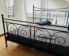 Ikea noresund metallbett - metallbett,, 180